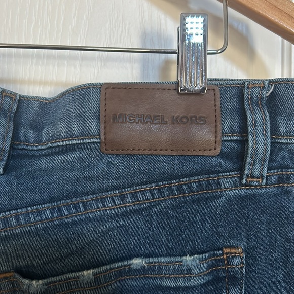 Michael Kors Men's Parker Slim-Fit Stretch Blue Jeans Summer 2022 33/34 - Picture 9 of 16